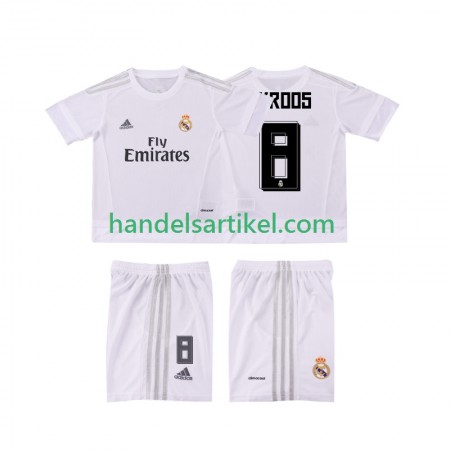 Real Madrid KROOS 8 2015 2016 Retro Kinder Heim Trikotsatz Kurzarm
